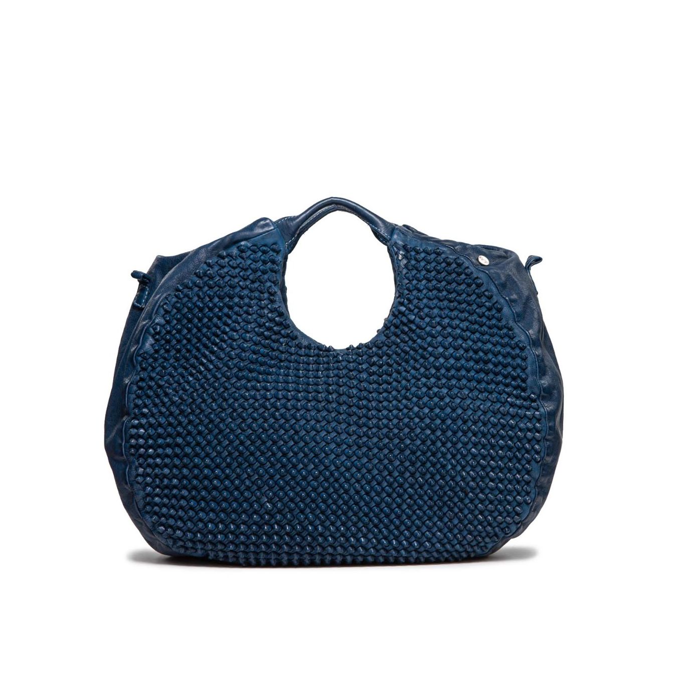 101 meme shopper SUSANNA in pelle blu mare 