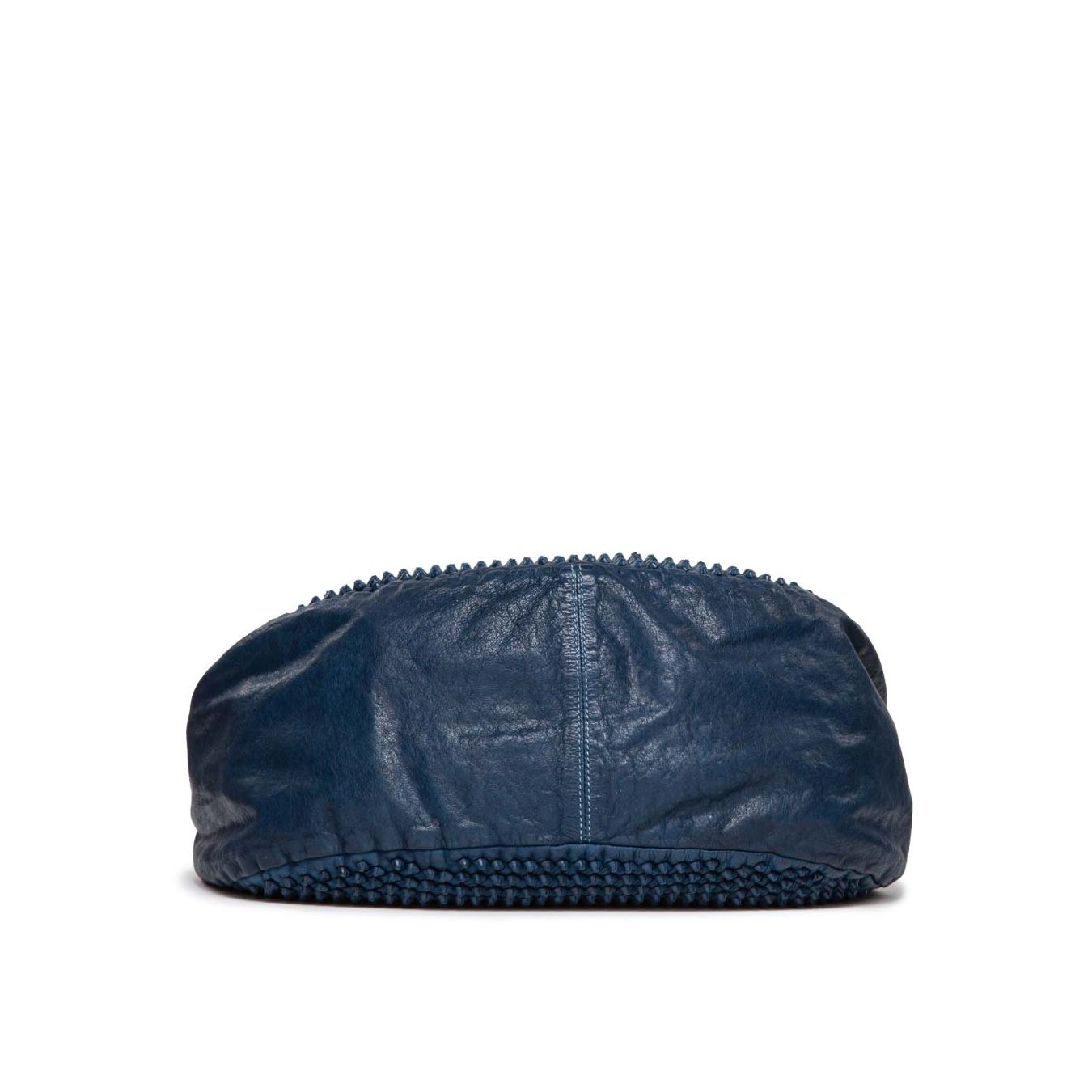 101 meme shopper SUSANNA in pelle blu mare sotto