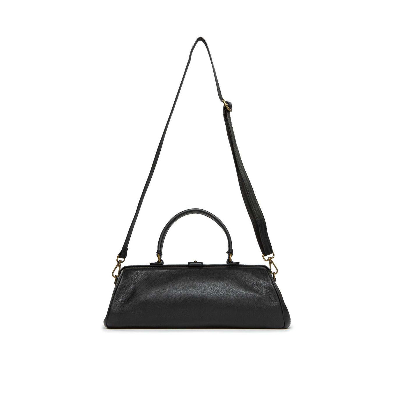 bauletto BAGUETTE in pelle nera 