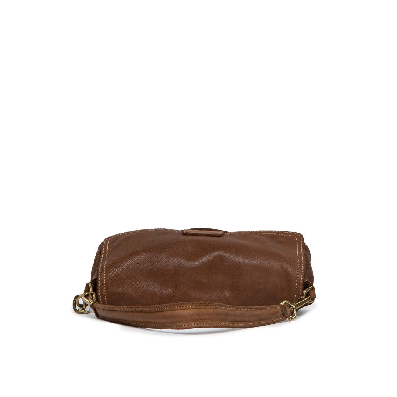 CATERINA LUCCHI baguette MARIA in pelle cognac sopra