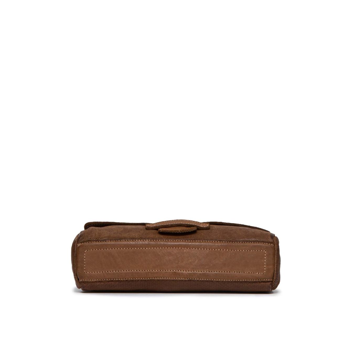 CATERINA LUCCHI baguette MARIA in pelle cognac sotto