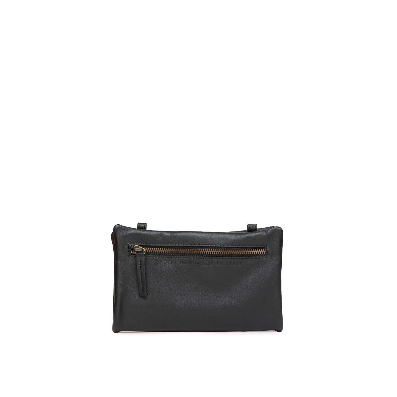 clutch CICCI in pelle nera