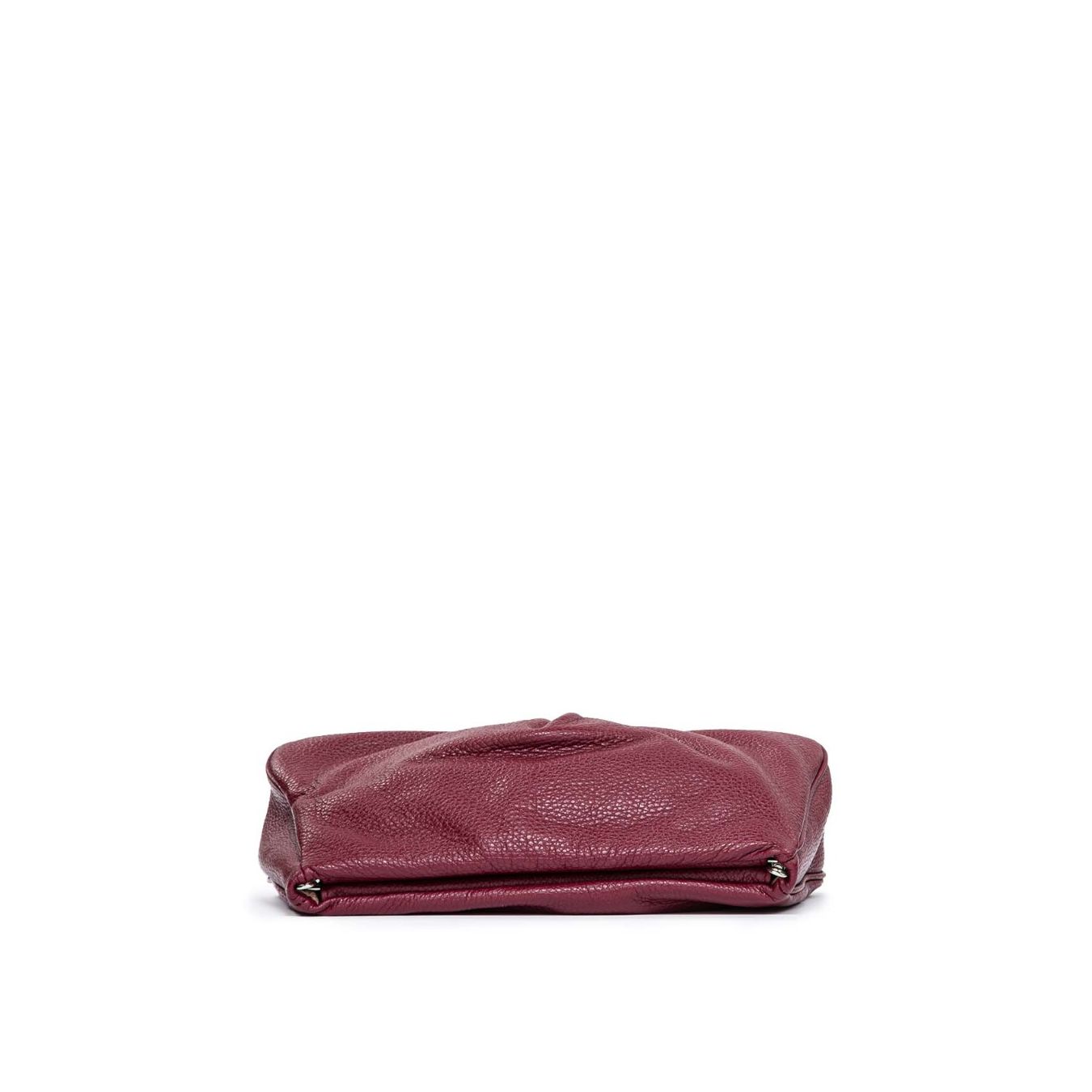 pochette in nappa rossa