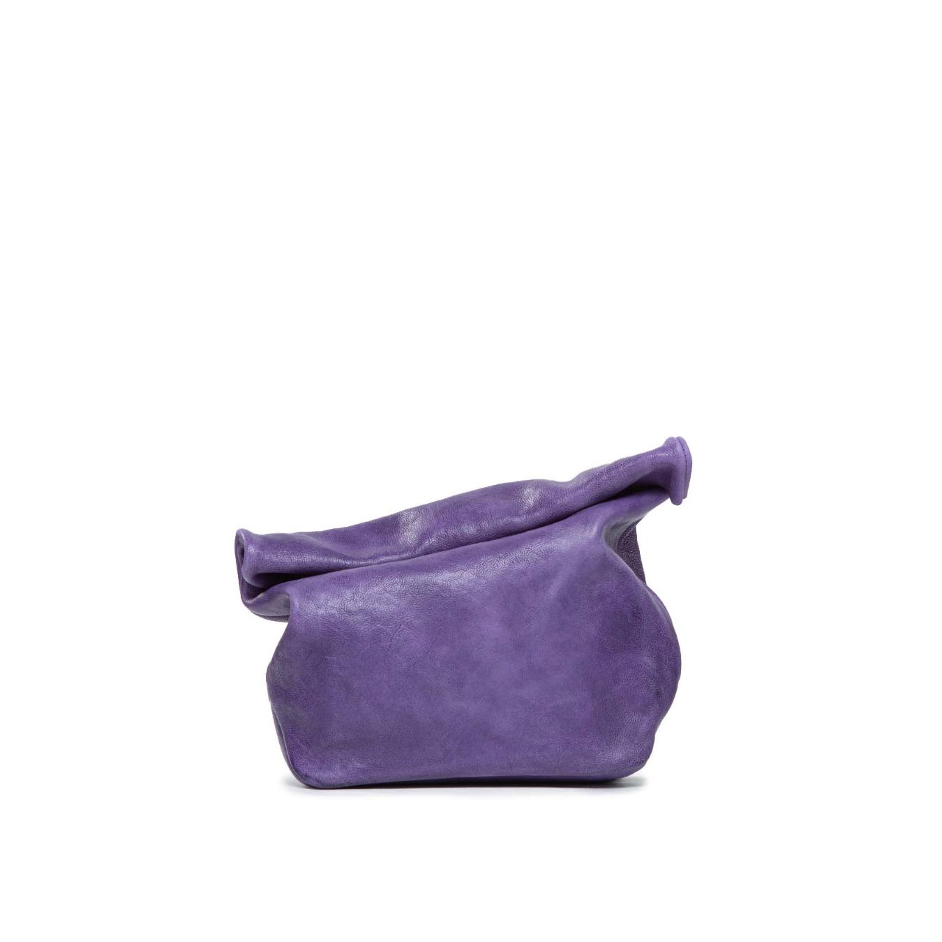 clutch in pelle viola toxic 