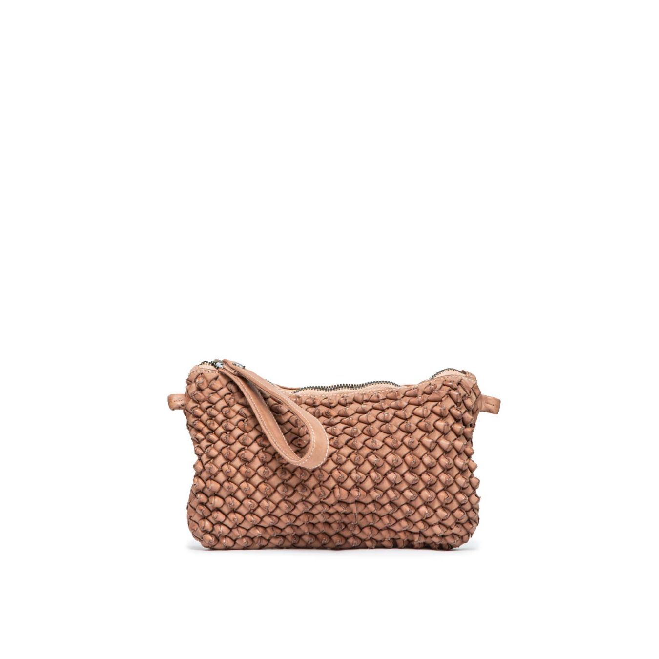 clutch DILETTA in pelle nude