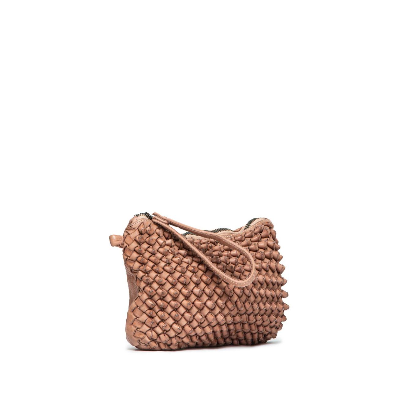 clutch DILETTA in pelle nude