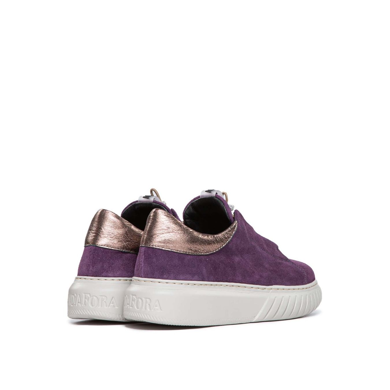 sneakers LIBI in camoscio viola 