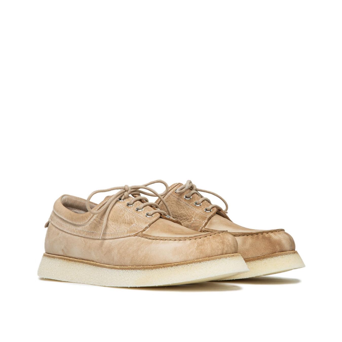 sneakers camoscio  beige