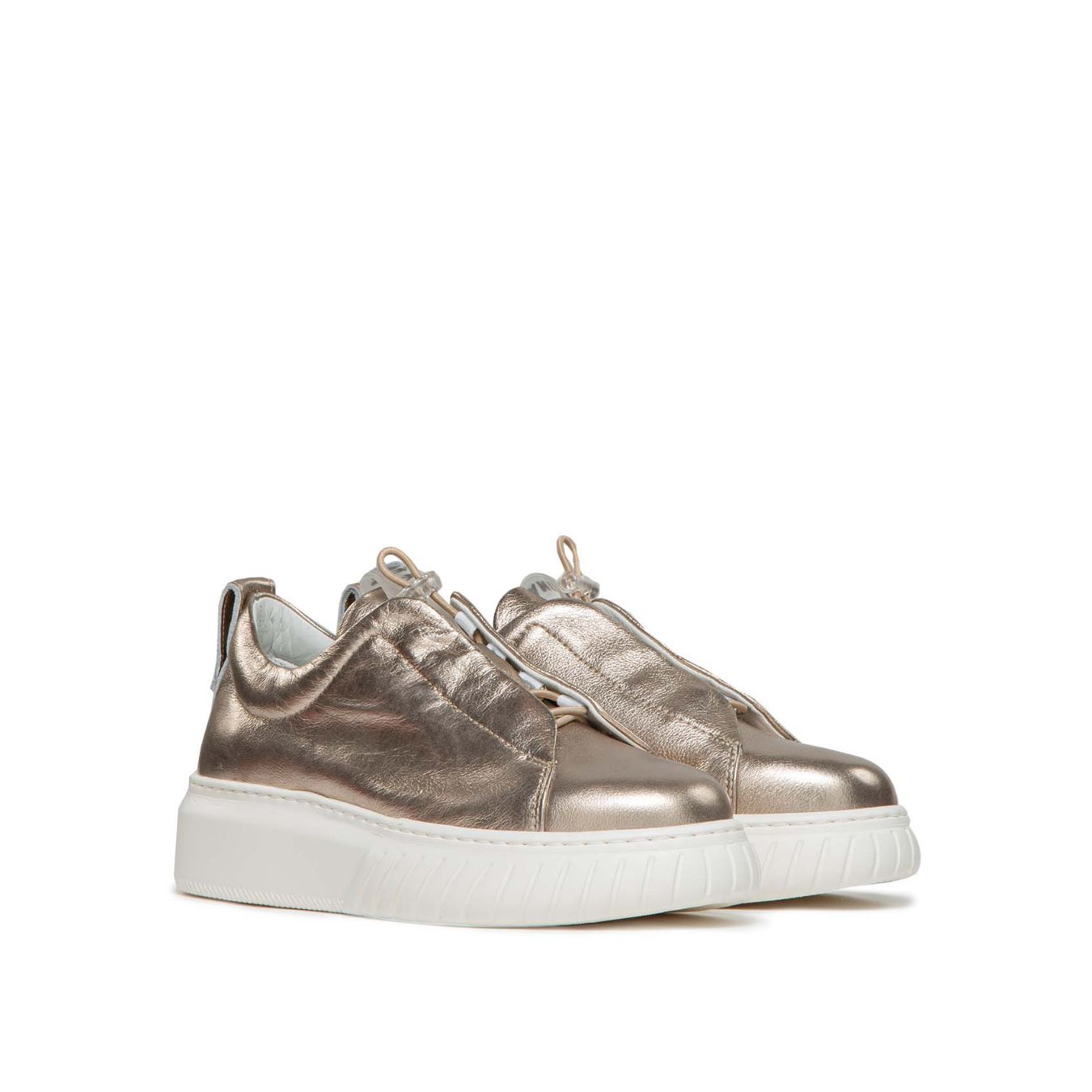 sneakers LIBI UNI in pelle bronzo