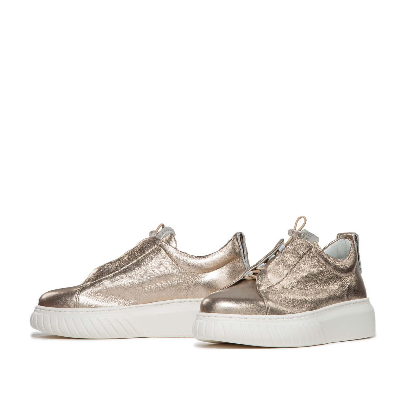 sneakers LIBI UNI in pelle bronzo