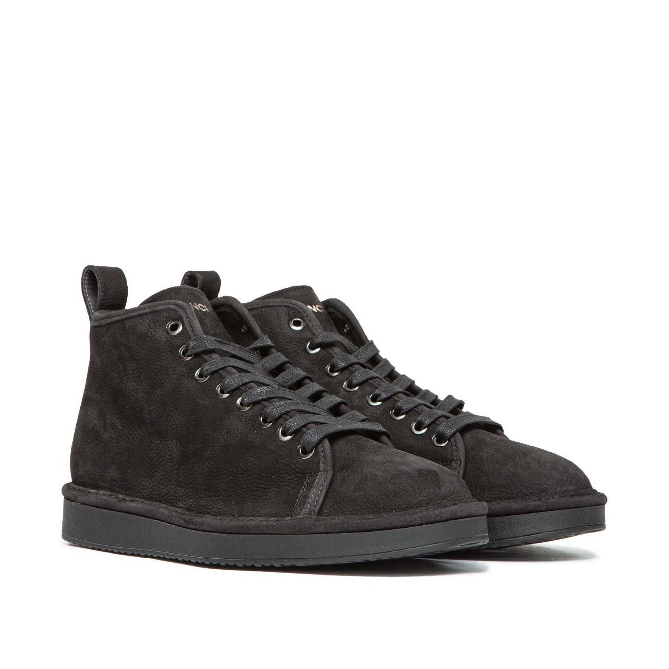 sneakers in camoscio nero 