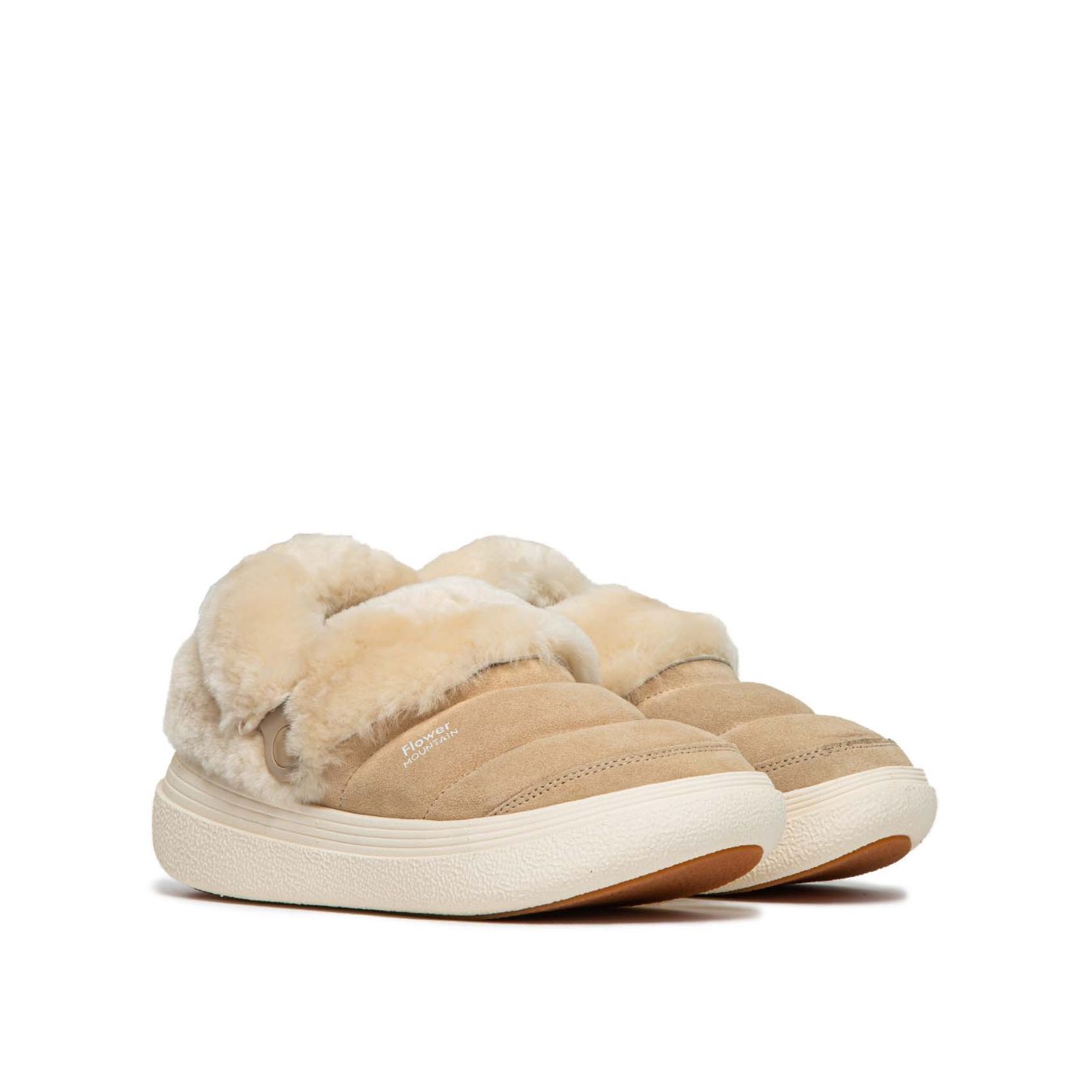 slipper FAMI con pelliccia