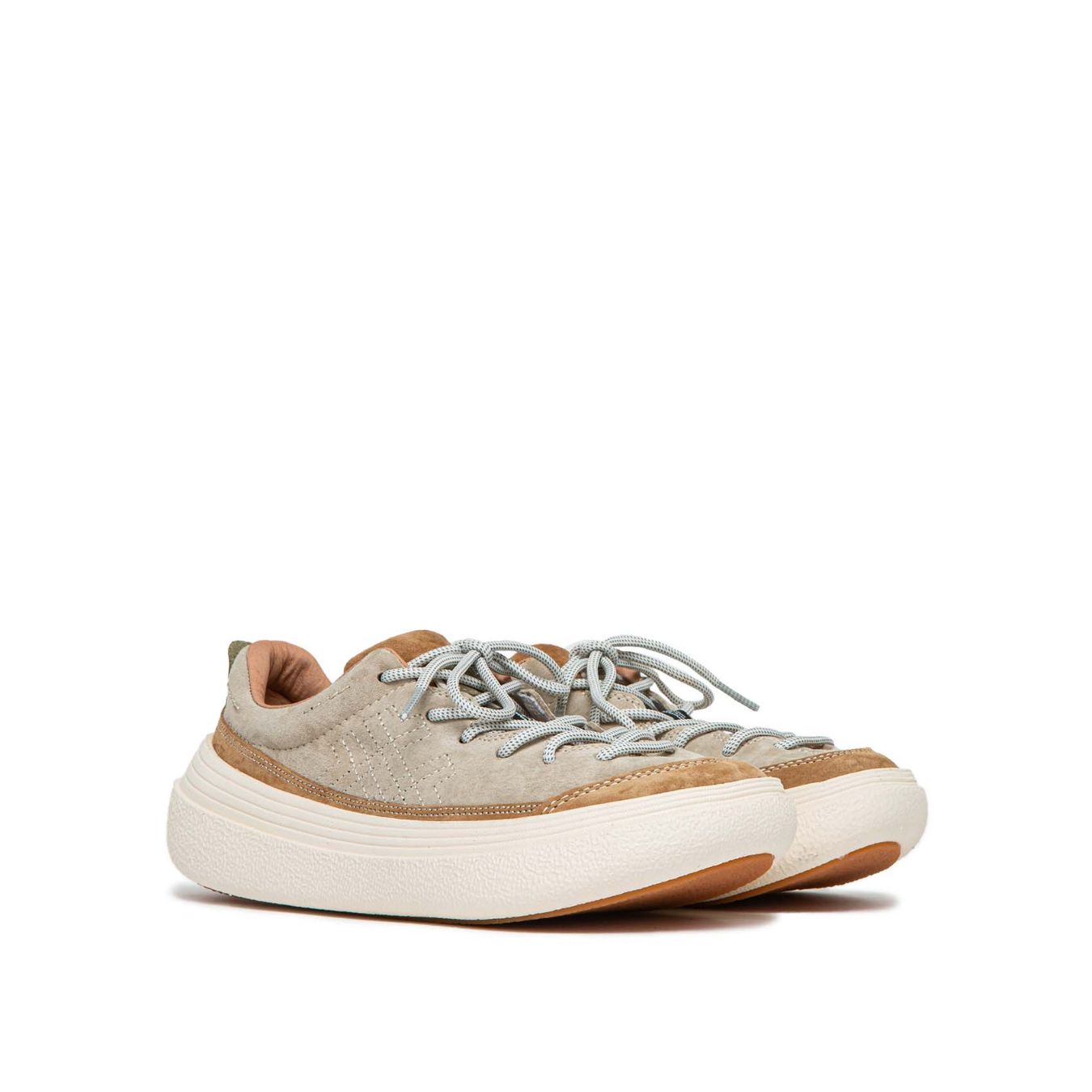 sneakers FAMI in camoscio beige 