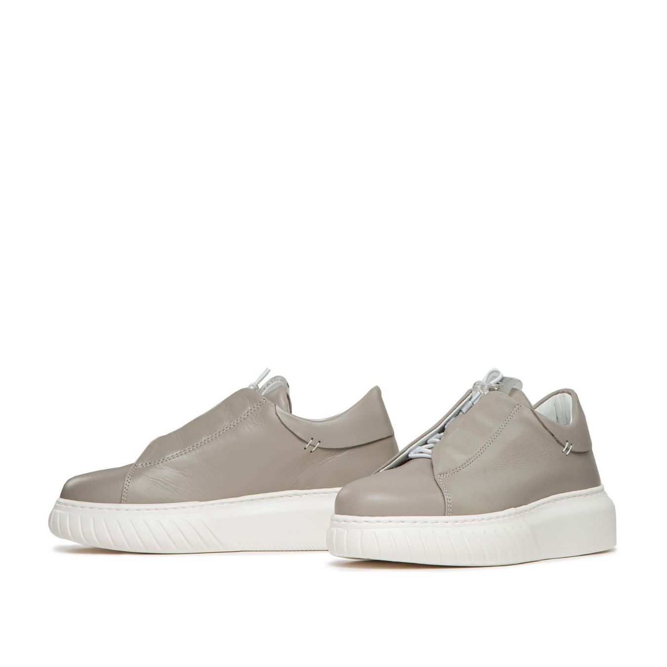 sneakers LIBI ENTRY in pelle grigia 