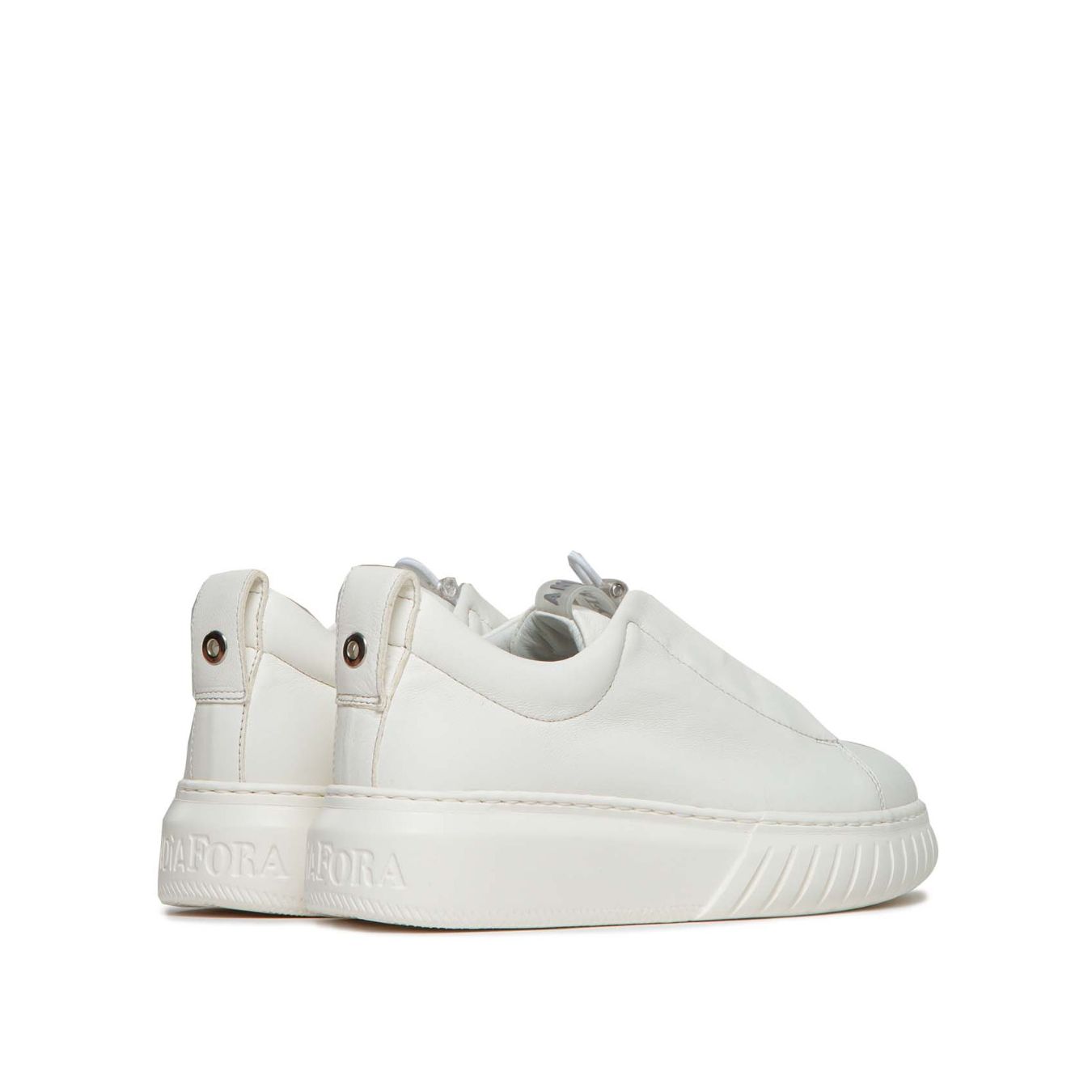 sneakers LIBI UNI in pelle crema 