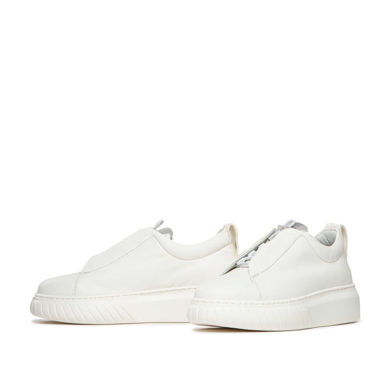 sneakers LIBI UNI in pelle crema 