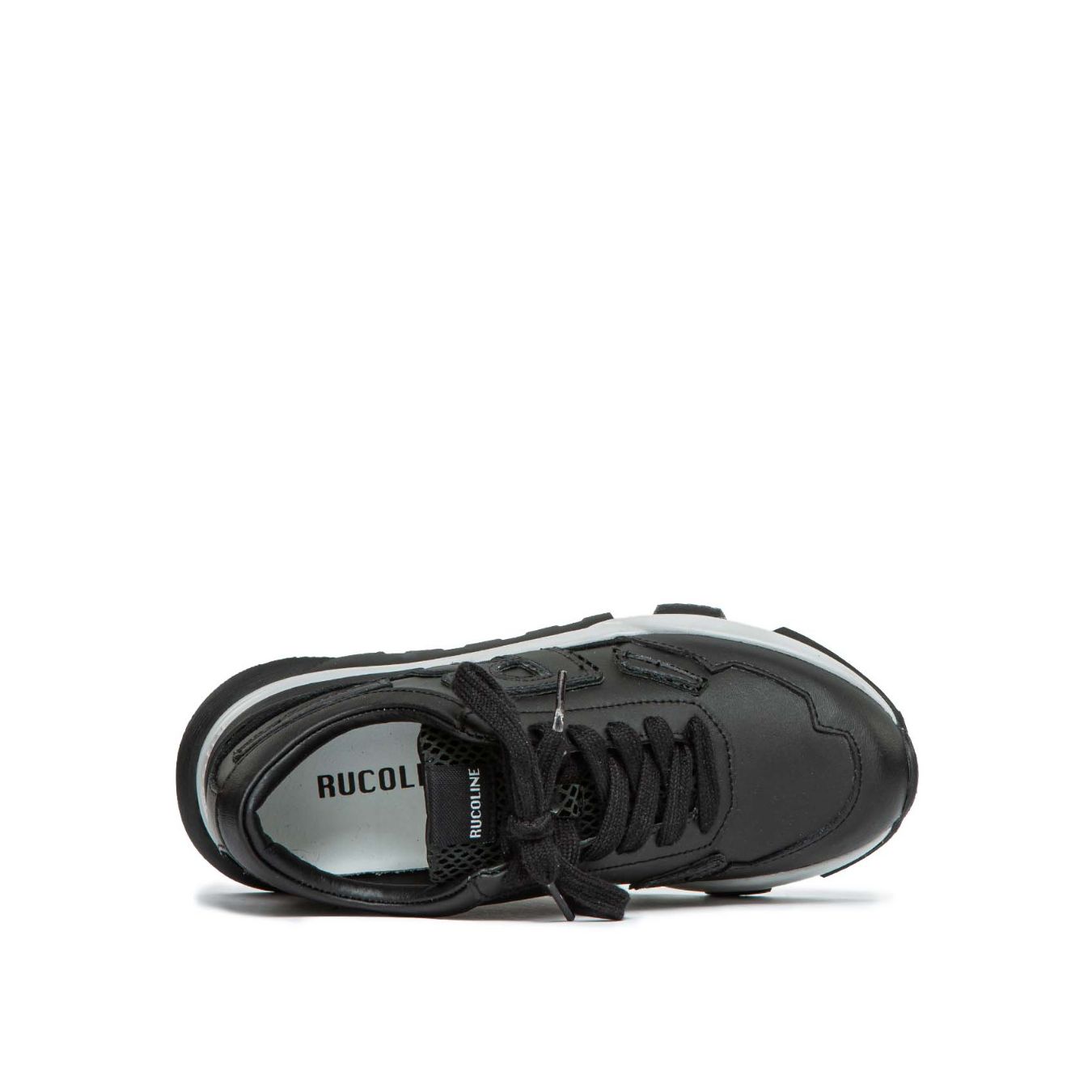 sneakers in pelle nera 