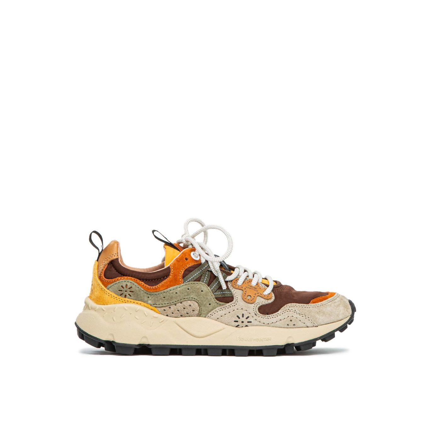 sneakers YAMANO con inserti arancio 