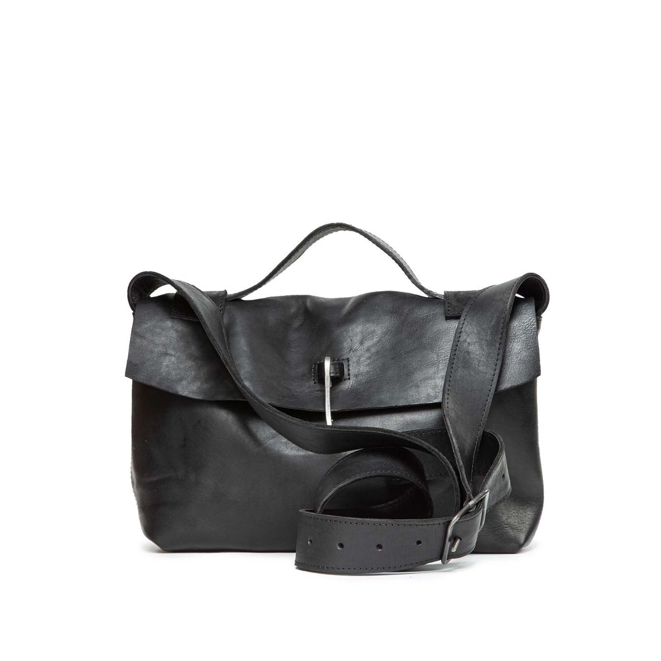 cartella HANDBAG small in pelle nera 