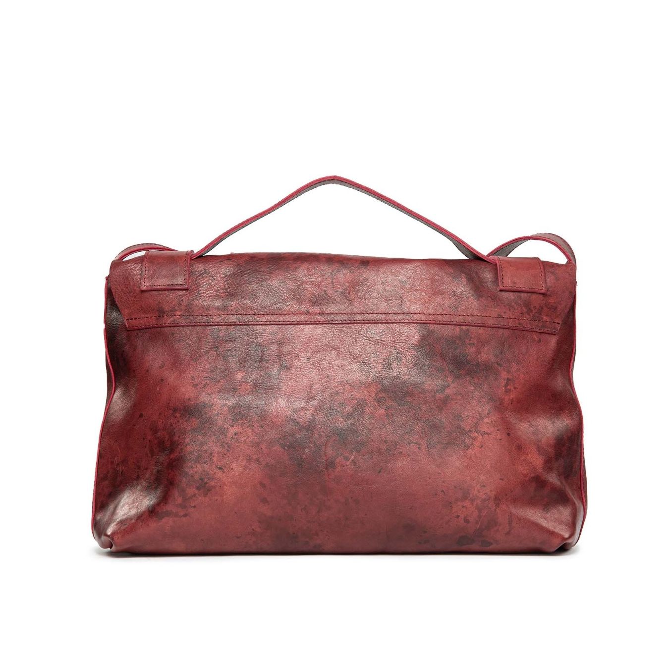 cartella DOCTOR HANDBAG in pelle rossa 