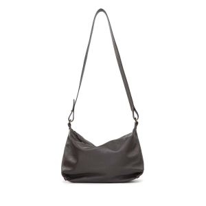 shopping bag ASTRAPE in pelle marrone